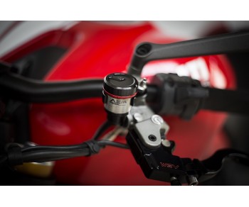Integrated Titanium Brembo 27mm Clutch Fluid Tank
